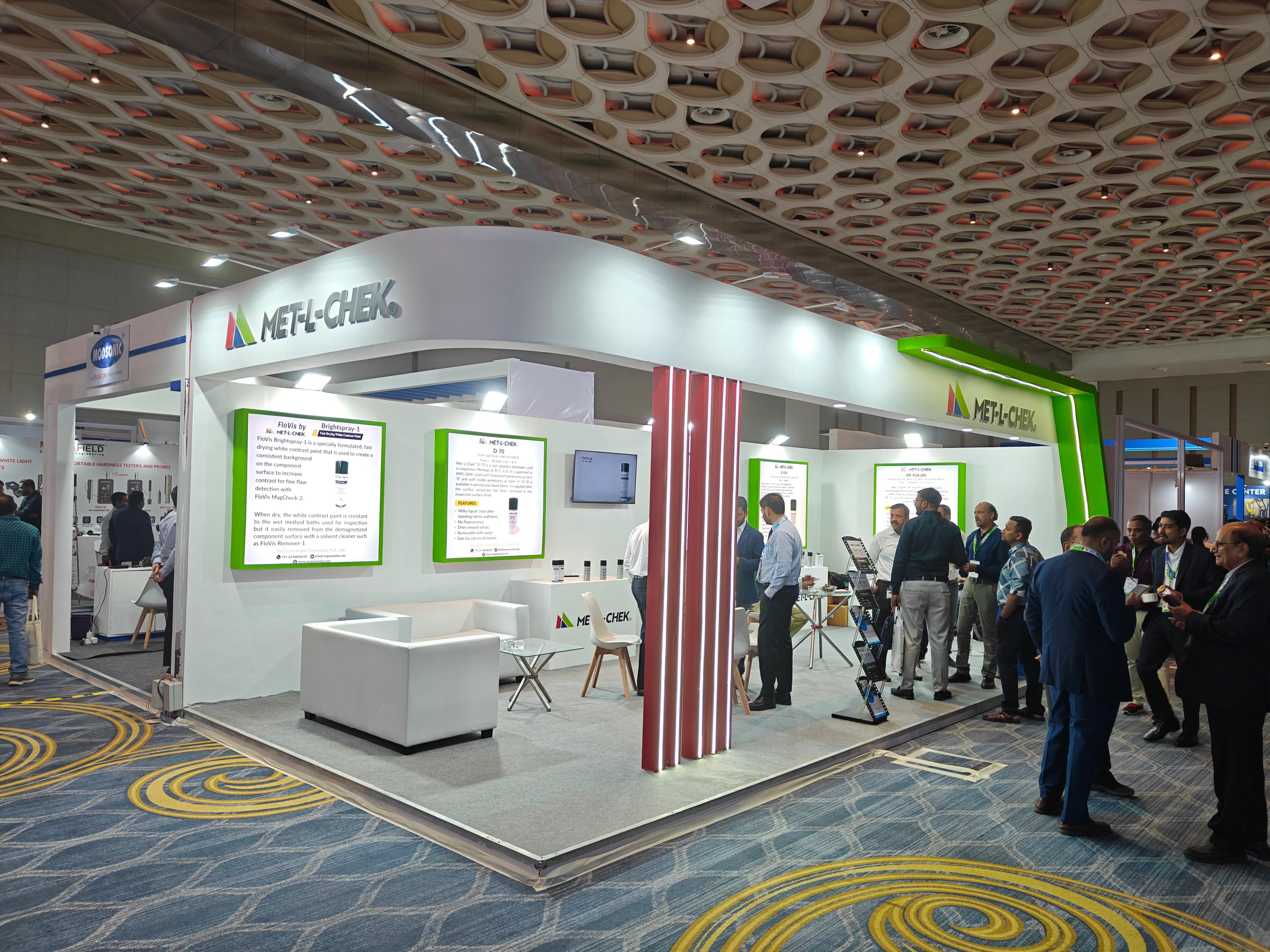 Met-L-Chek Exhibition Stall